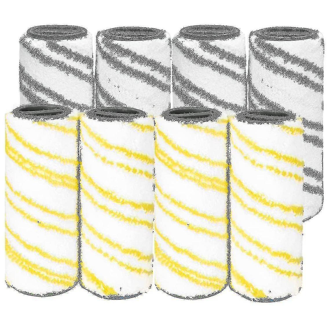 8 Piece Set Of Rollers For Fc7 Fc5 Fc3 Fc3d Electric Floor Cleaner 2.055-007.0 / 2.055-006.0