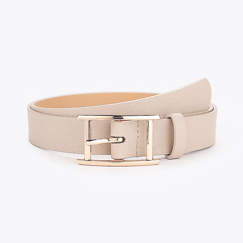 חגורות נשים אופנה בגדים חגורה אבזם צבע טהור חליפה דקורטיבית אמנותית חולצה ארוכה שמלה חגורה