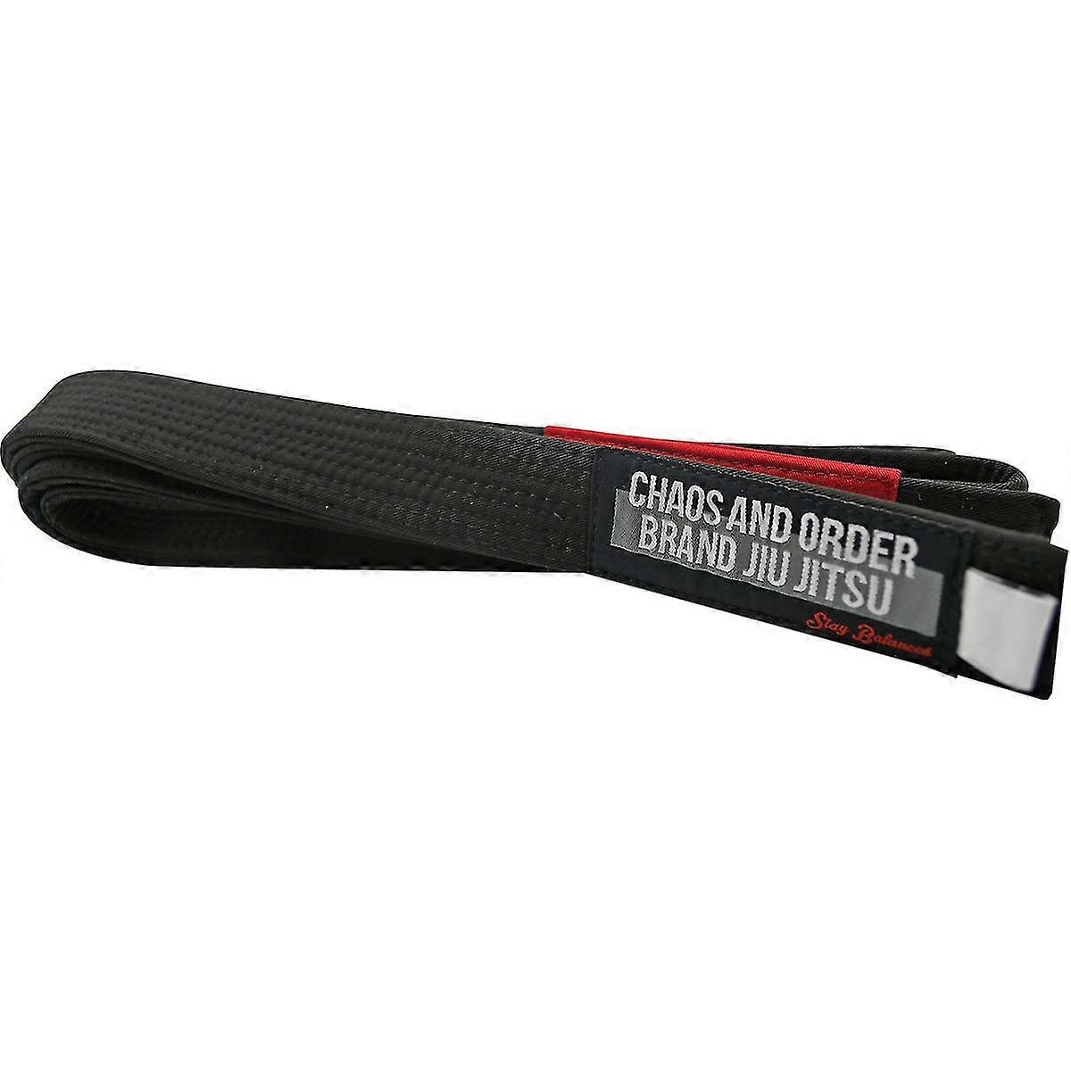 Chaos and Order Premium Jiu-Jitsu Rang Gürtel - Schwarz