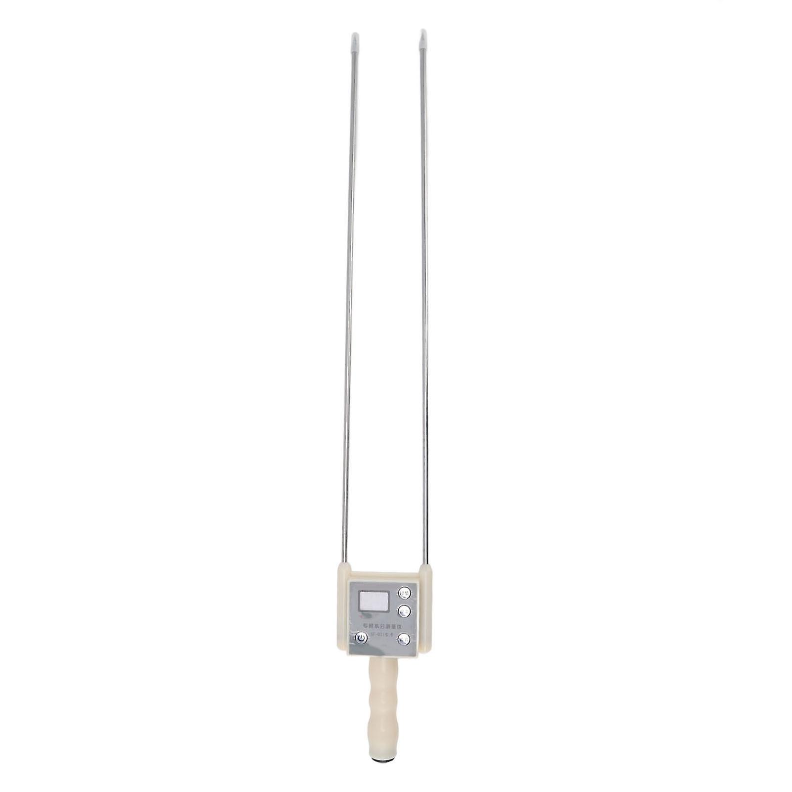 Grain Moisture Meter Rapid Measurement LED High Definition Display Dual Steel Needle Grass Straw Moisture Detector L