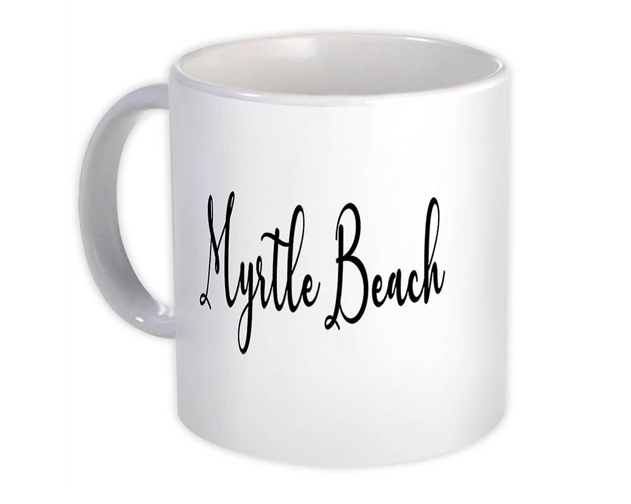 Gift Mug: Myrtle Beach Cursive
