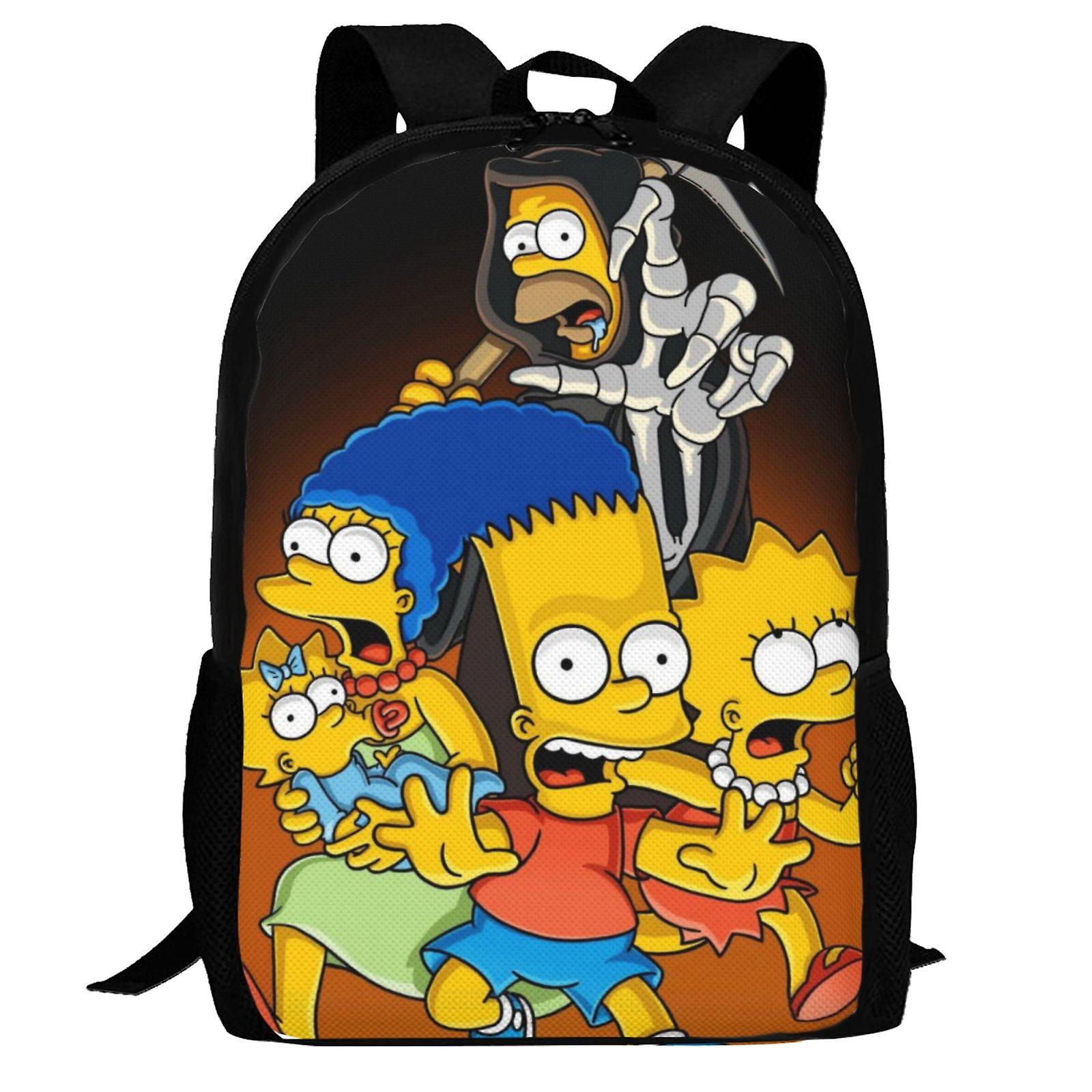 The Simpsons Backpack,Laptop Backpack Lightweight Casual DaypackMulti-Function Travel Backpack