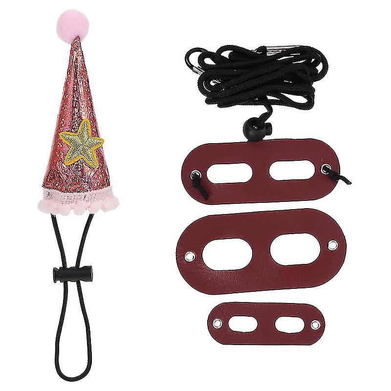1set Lizard Hat Leash Set