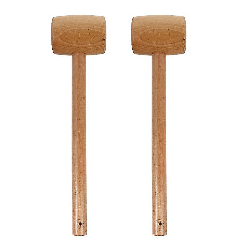 2pcs Wooden Hammer