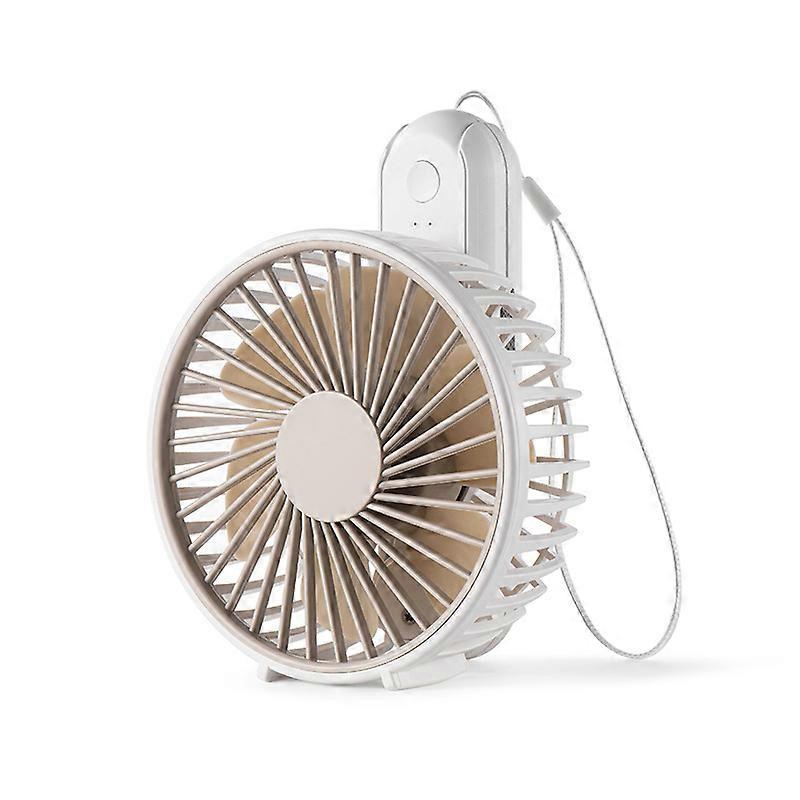 Mini Portable USB Rechargeable Pocket Fan, White