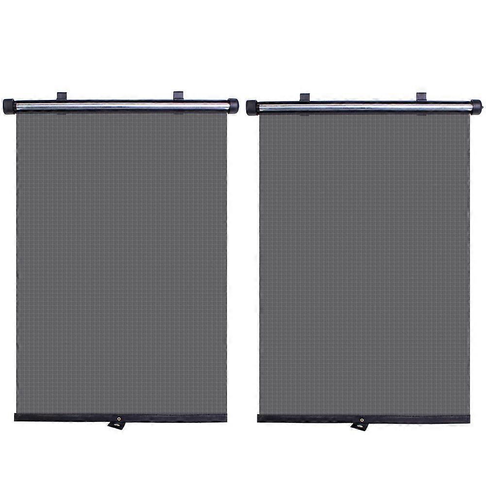 Car Window Sunshade Mesh Tear Resistant Upholstery Automatic Car Windshield Sunshades E2UY01