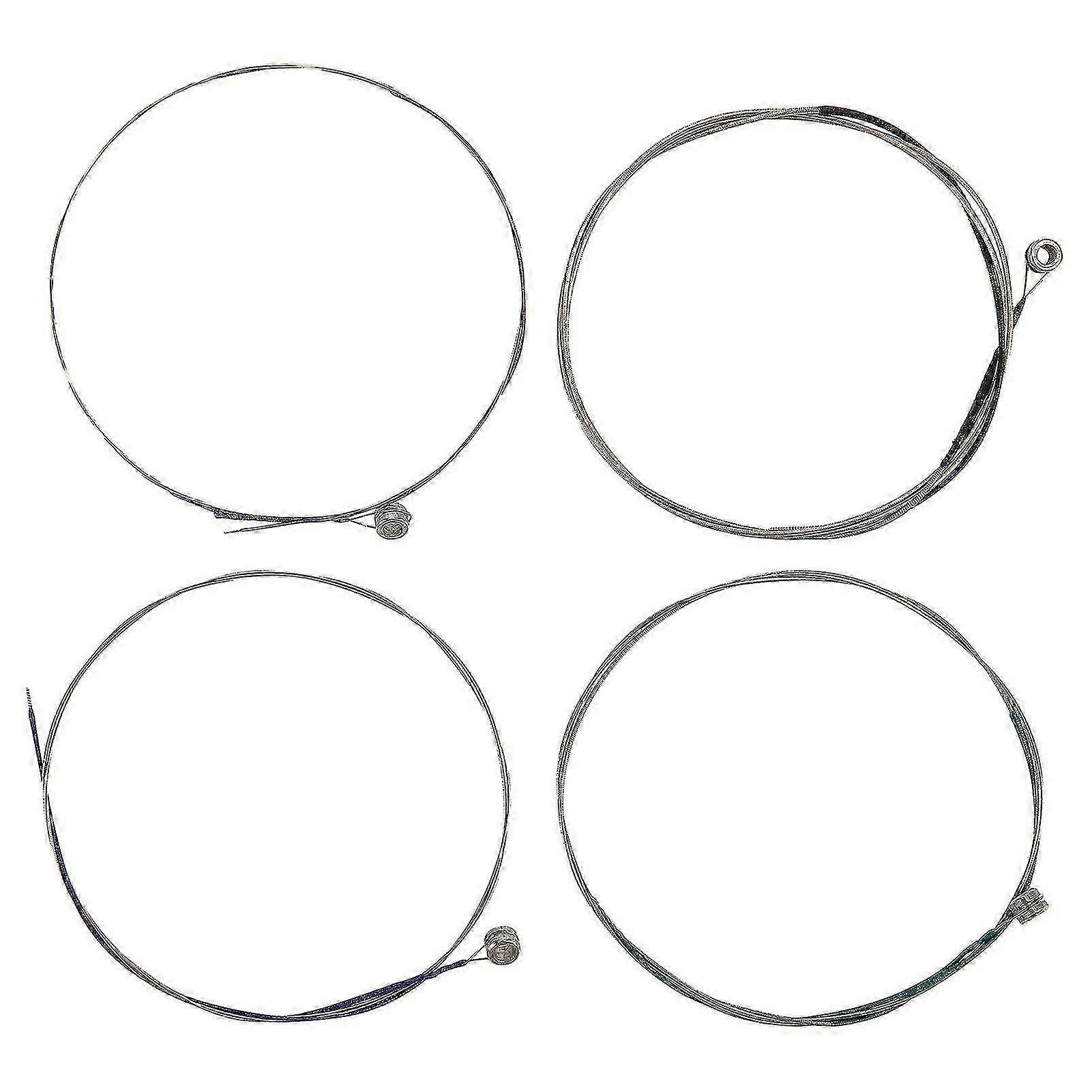 4pcs jeu de cordes de violon NickelChrome bobiné CuivreNickel Enroulement hexagonal Core_Dec