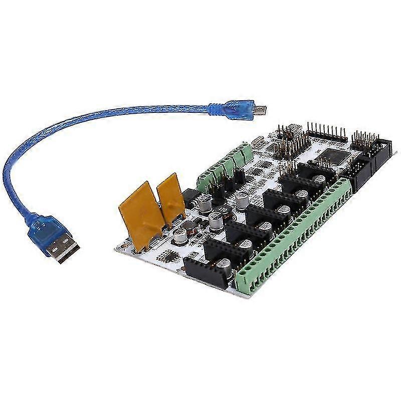 Motherboard Rumba MPU / 3D Drucker Zubehör Rumba optimierte Version Kontrollplatine mit Kabel-YuJia