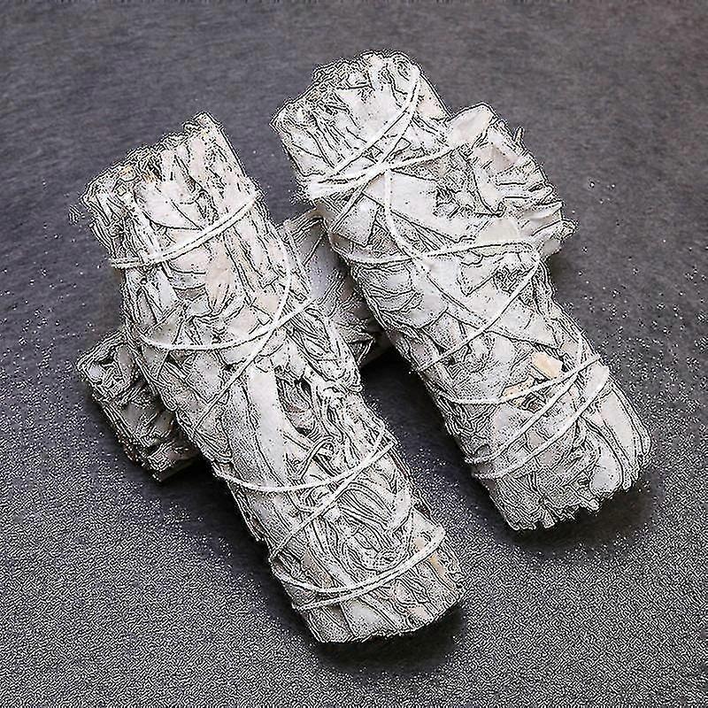White Sage Bundles, 4-inch Sage Smudge Stick For Home Cleansing, Incense, Meditation, And Rituals