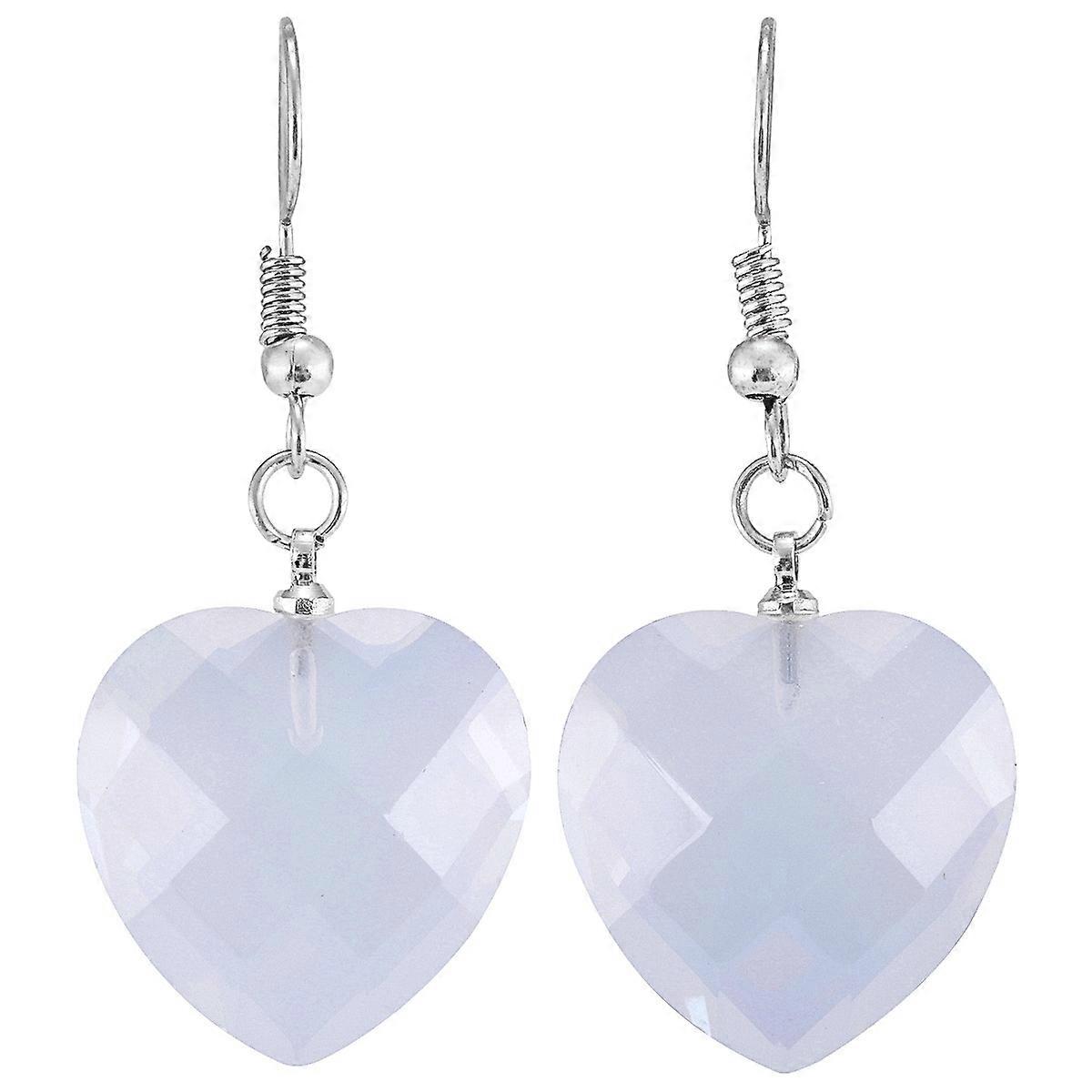 Earrings-Opal Heart Delight-Gentle Glow