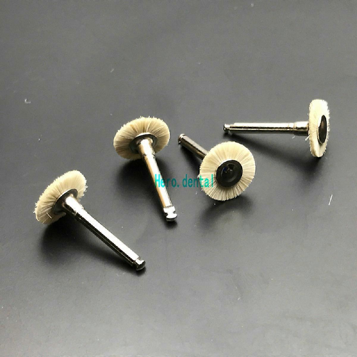 50pcs WOOL Polisher Brush Latch for Dental Low Speed Contra Angle Tool