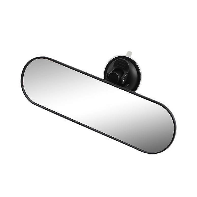 Car Rearview Mirror Powerful Suction Cup Car Interior Mirror Vision Plane Auxiliary Mirror Modified White Mirror
