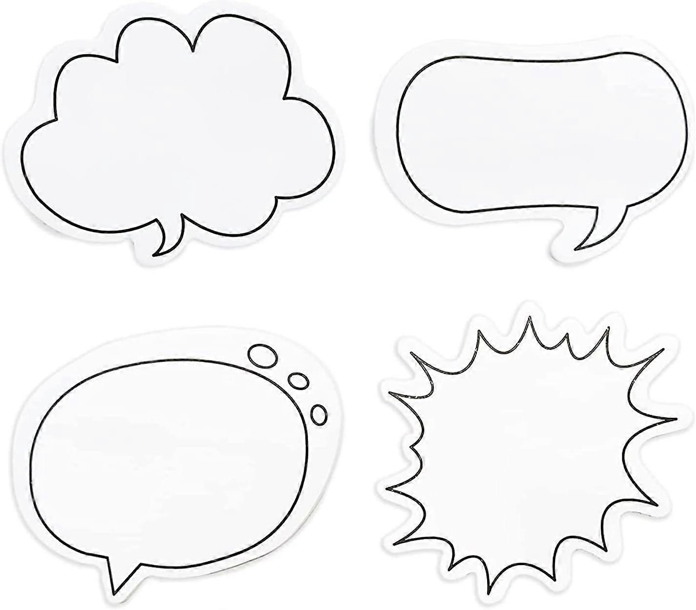 4-piece sticky note set, self-adhesive cute animal sticky notes, different shaped sticky notes, suitable for school markings  (D)