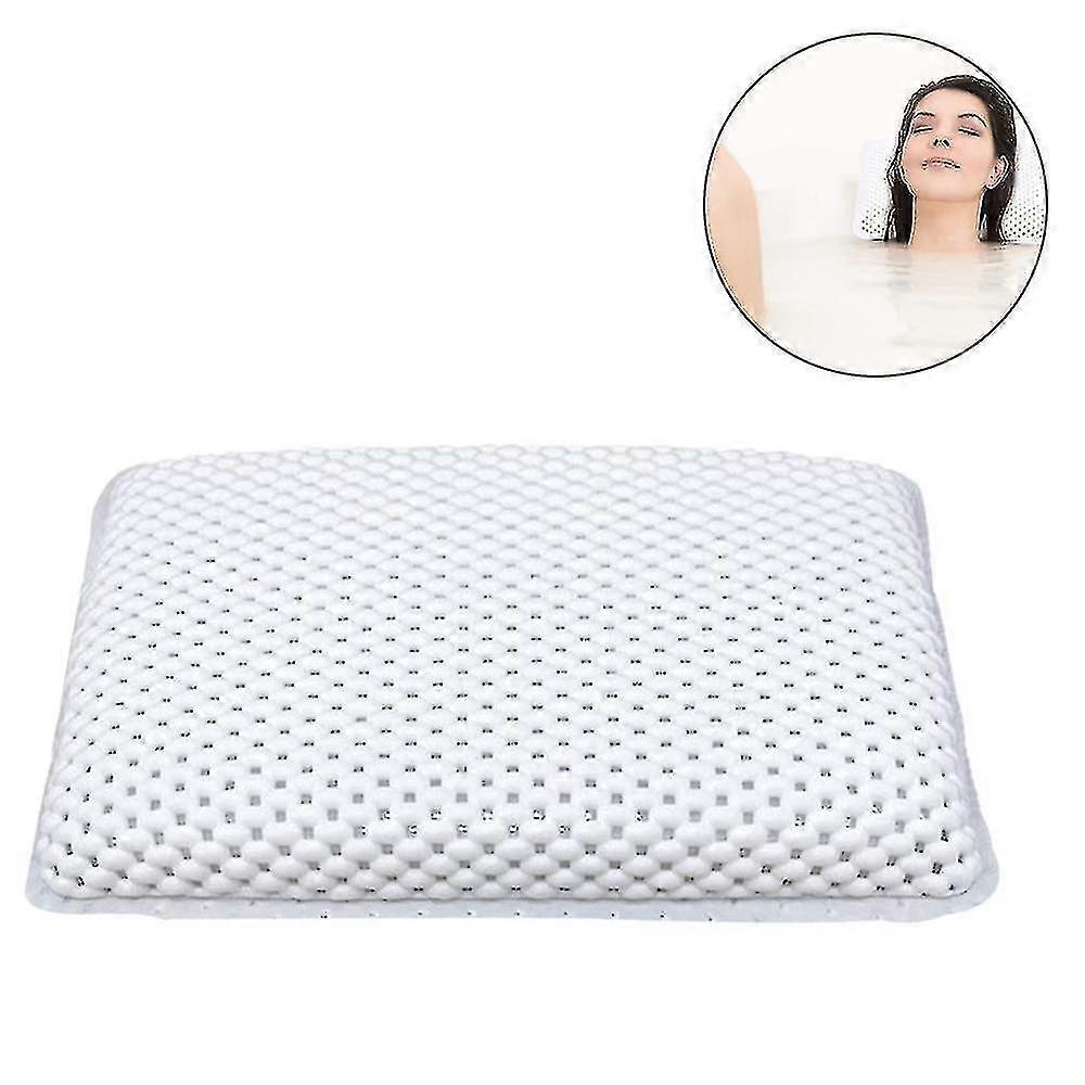 Bath Pillows, Bath And Spa Headrests With Suction Cups Neck Pillow