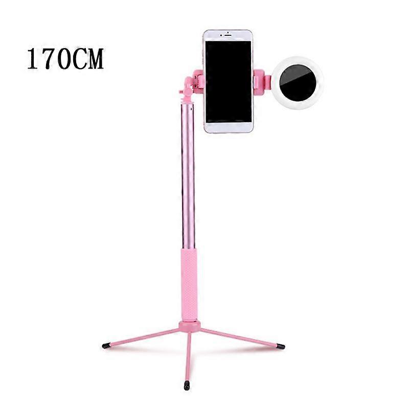 Ring Light with Stand for Vlogging Video Make-up Selfie USB Powered Wireless Bluetooth-compatible Selfie Stick