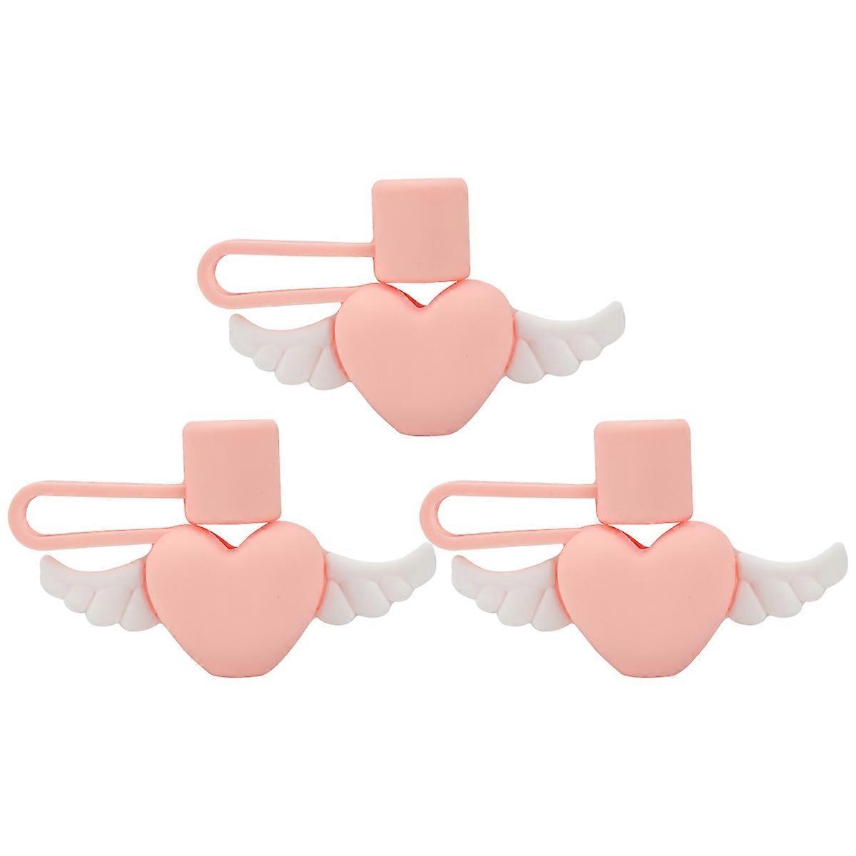 3pcs Drinking Straw Plug Adorable Straw Plug Creative Straw Cover