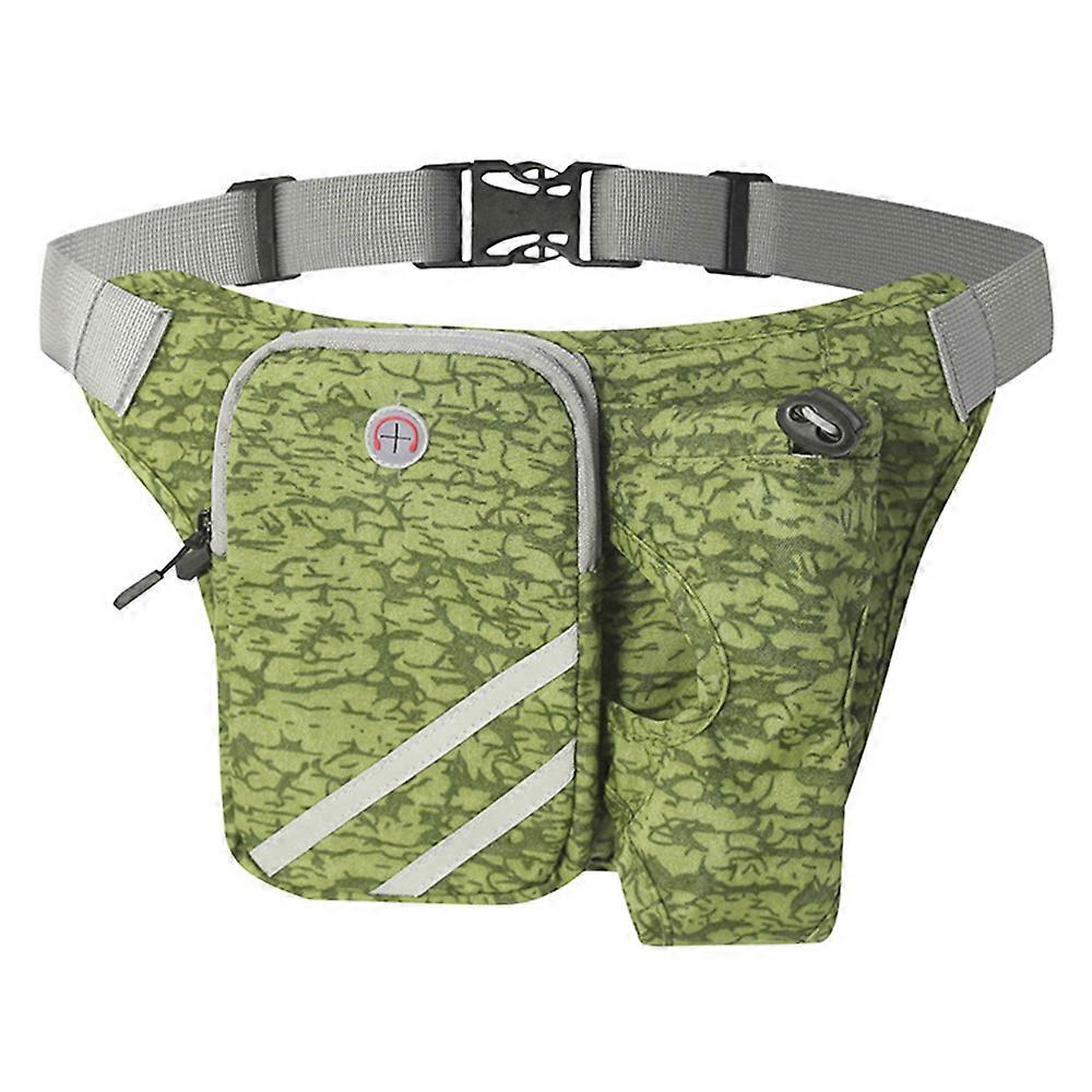 ボトルホルダー付き軽量ランニングウエストパック、ジョギング、サイクリング、フィットネス、ハイキング用に調整可能