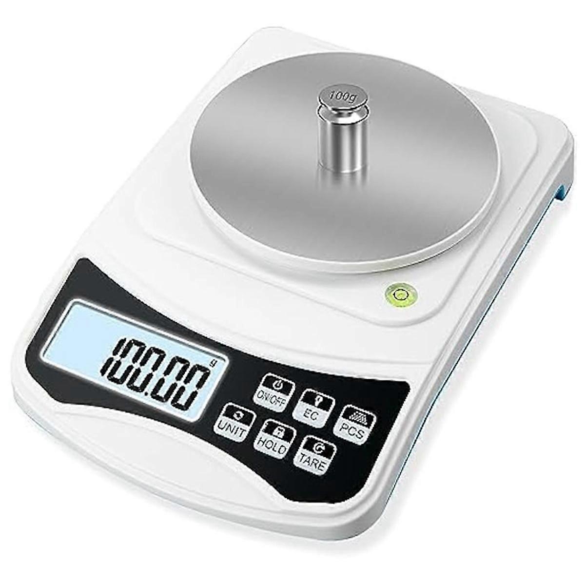 Digital Lab Scale, -Scale 1000G 0.01GAccuracy, Multi-Function High Precision Electronic Scale with