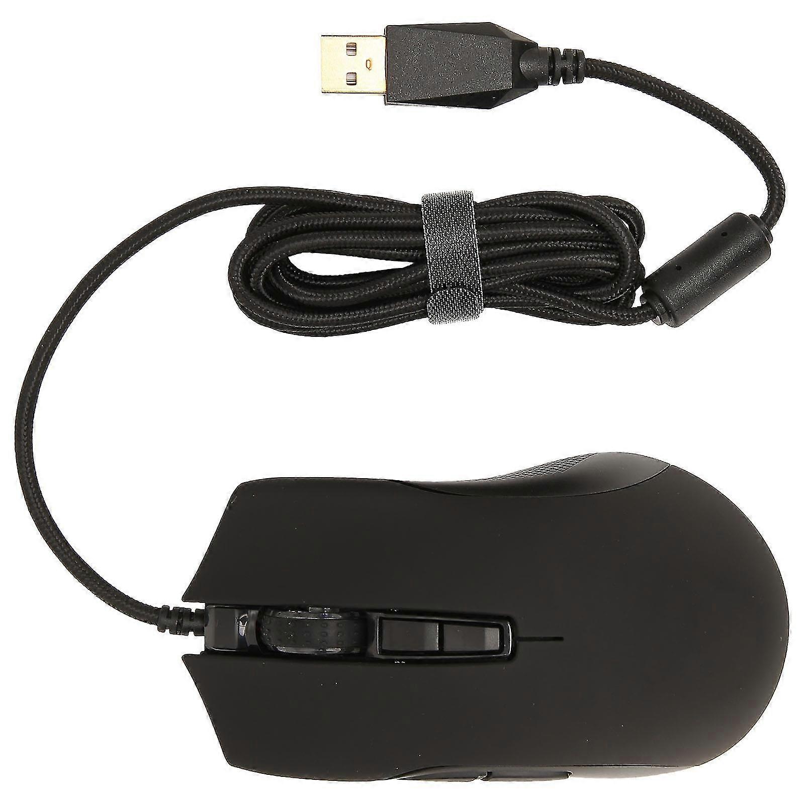 KINCJON Mouse 8 Adjustable DPI RGB Backlight Ergonomic Structure Programmable USB Gaming Mouse-YM