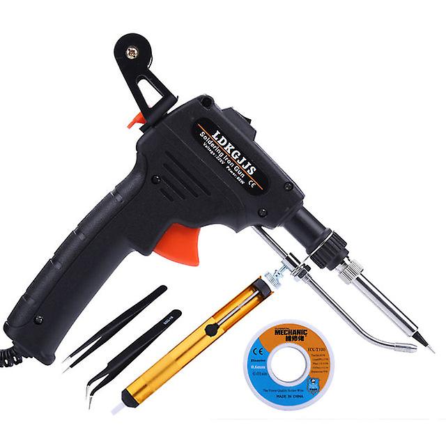 110V/220v 60w Us/eu Automatically Send Tin Gun Hand-held Internal Heating Soldering Iron Solder Welding Repair Tool