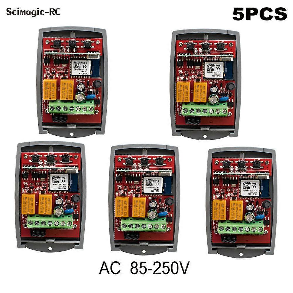 Universal Garagentor WIFI Empfänger Tuya Fernbedienung 2CH BENINCA CARDIN DEA AT-4 MOTORLINE DITEC 433mhz Fixed Rolling Code