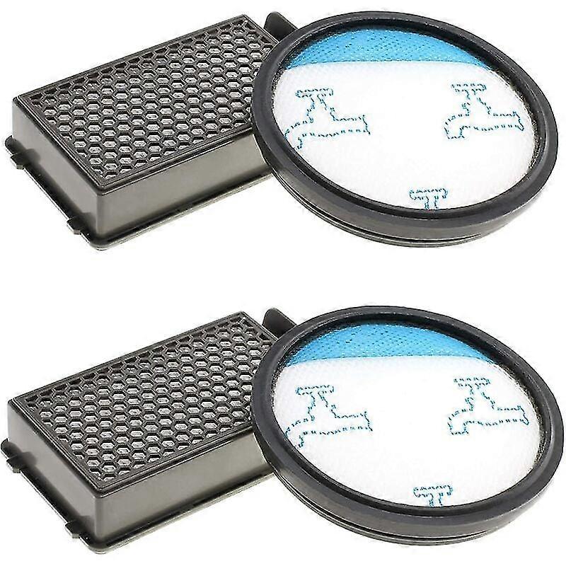 2x Set Of Hepa Vacuum Cleaner Filters For Rowenta Compact Power Cyclonic Vacuum Cleaners Such As Ro3731ea, Ro3724ea, Ro3753ea, Ro3786ea, Ro3798ea, Ro3