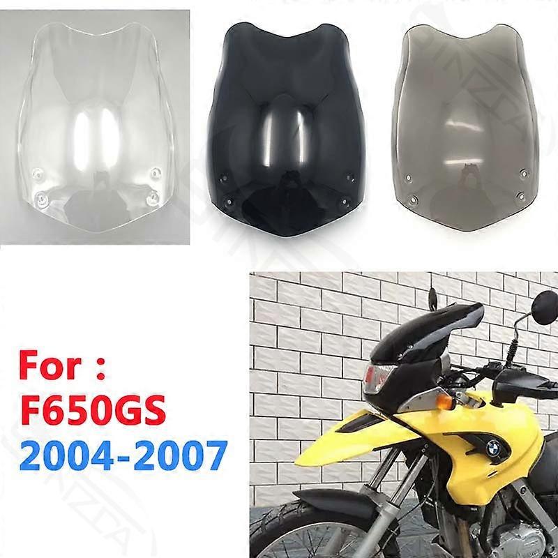 For BMW F650GS F 650 GS F 650GS F650 GS 2004 - 2007 2005 2006 Front Windshield WindScreen Airflow Wind Deflectors\tBlack