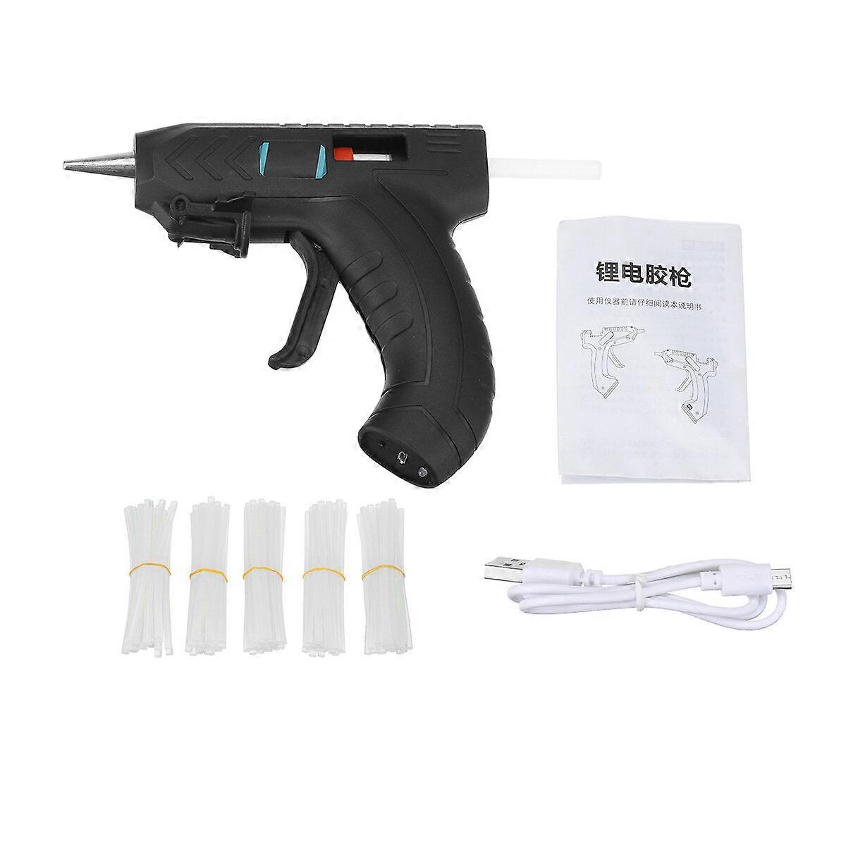 3.6V Cordless Diy Hot Glue Guns 1800mah Li-ion Glue Hand Craft Power Tool W/ 10/40/100pcs Glue Sticks