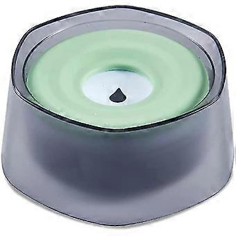 Dog Water Bowl, Spill Proof Pet Water Bowl, Floating Pet Bowl, Non Wetting Mouth Pet Water Bowl (grønn)