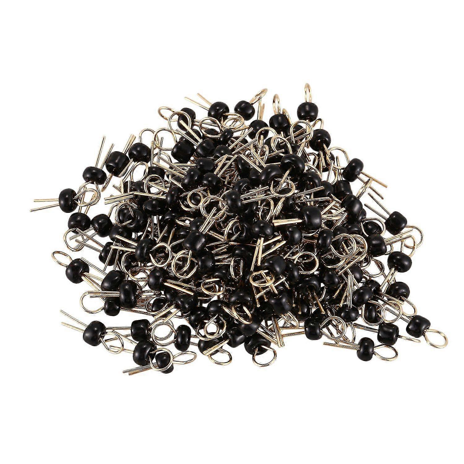 200pcs Black Gold Tone Soldering Pcb Board Breadboard Test Point Pin