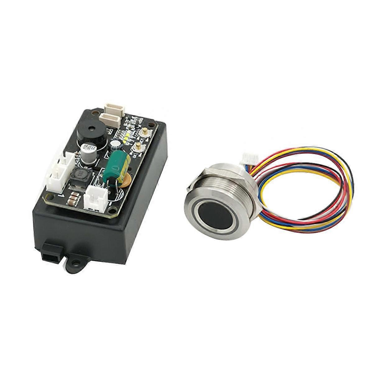 KS220-L+R503 DC30-75V 2 Relays Fingerprint Access Control Board with Self-Locking/Ignition/Jog Mode