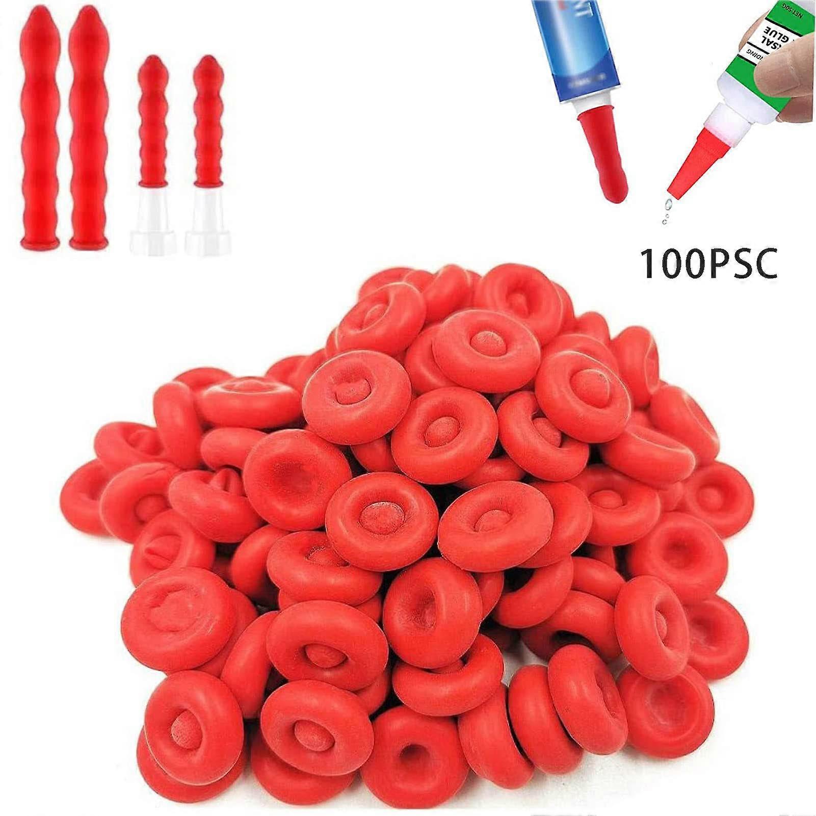 Reusable Latex Caulk Sealing Cap Nozzle Protective Cover Caulk Cap for Caulk Tubes Plastic Bottle
