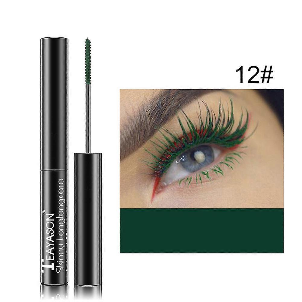 Farebná riasenka dlhotrvajúci make-up Husté kučeravé rýchloschnúce predĺženie pre ženy