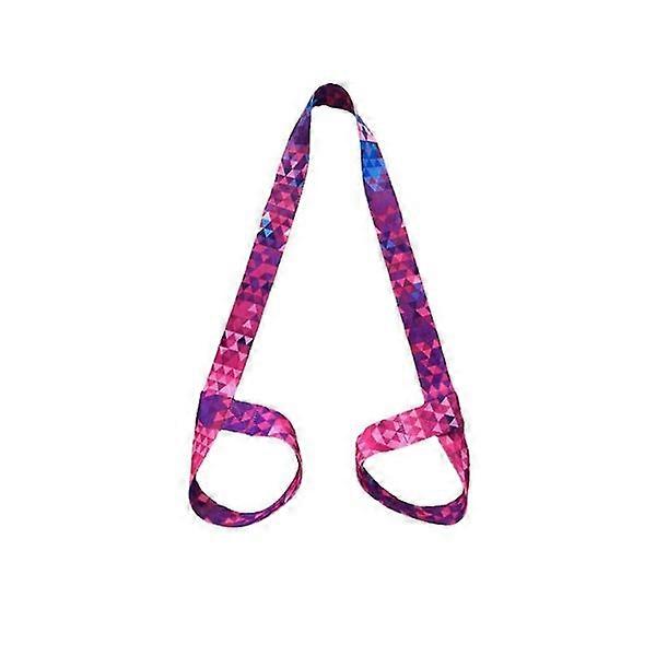 حزام حصيرة اليوغا ، حامل حصيرة يوغا متين قابل للتعديل وحزام تمدد ، متعدد