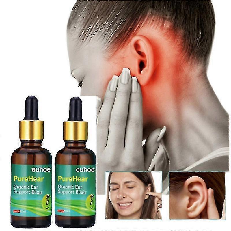 2pcs gotas orelha c óleo de cuidados zumbido orelha gotas coclear óleo de cuidado para o ouvido