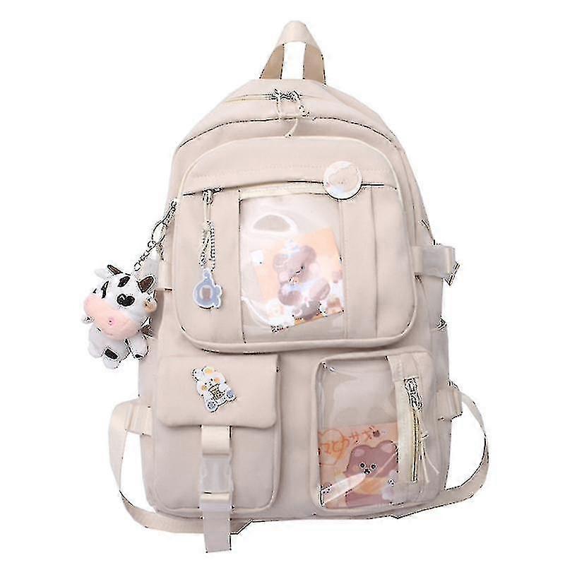 Student Cute Backpack Harajuku -pocket Bag With Pendant