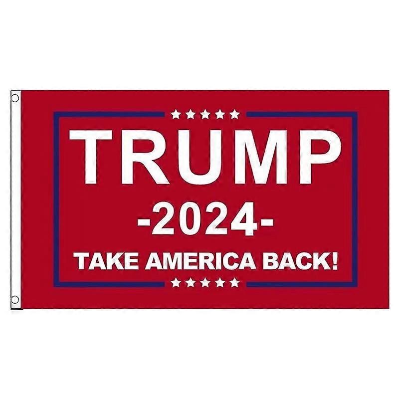 aerlxemrbrae flag 100pcs per lot Trump 2024 Flag Donald Trump Flag Keep America Great Donald For President