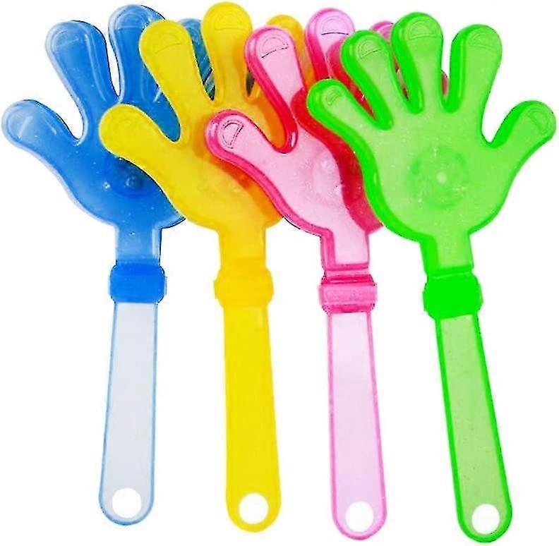 Led Hand Clappers Flashing Palm Toy For Night Party Supplies 5pcs (random Color)