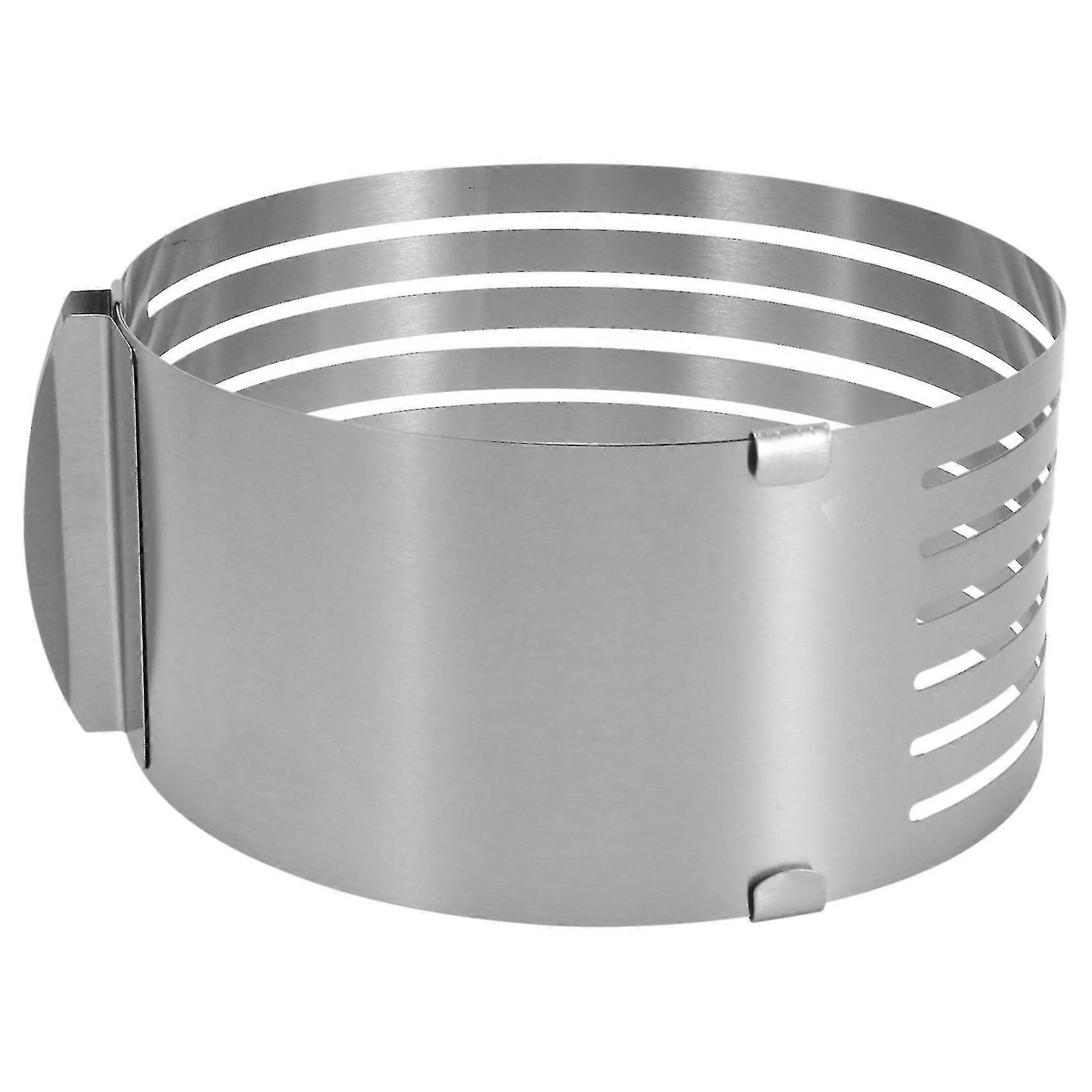 Less Steel Cake Ring , 6 Layer Adjable Cake Slicer, Cake Slicer Ring