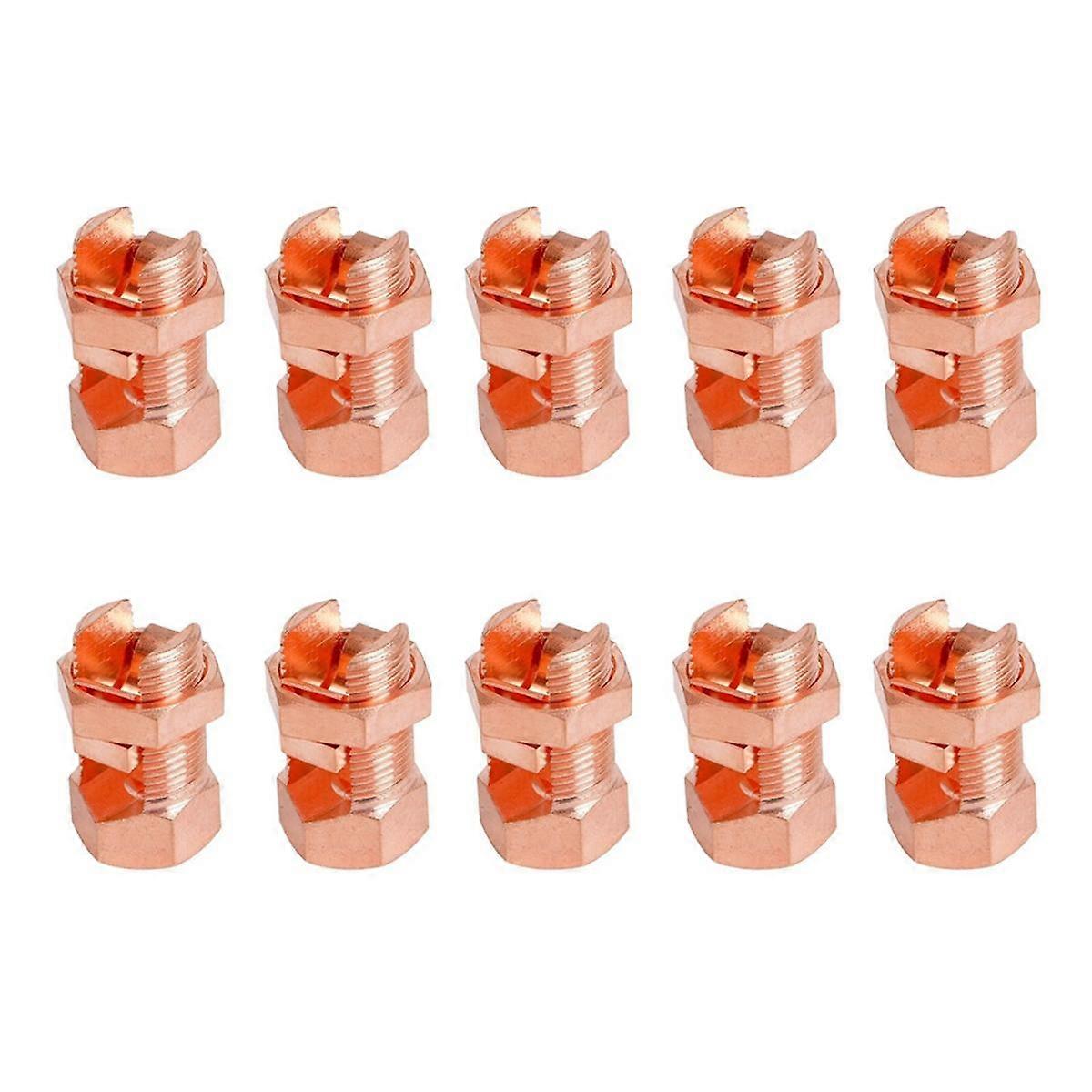 10Pcs Split Bolt Connector, jording Split Bolt Connector Split Bolt Connector for Complete Earth