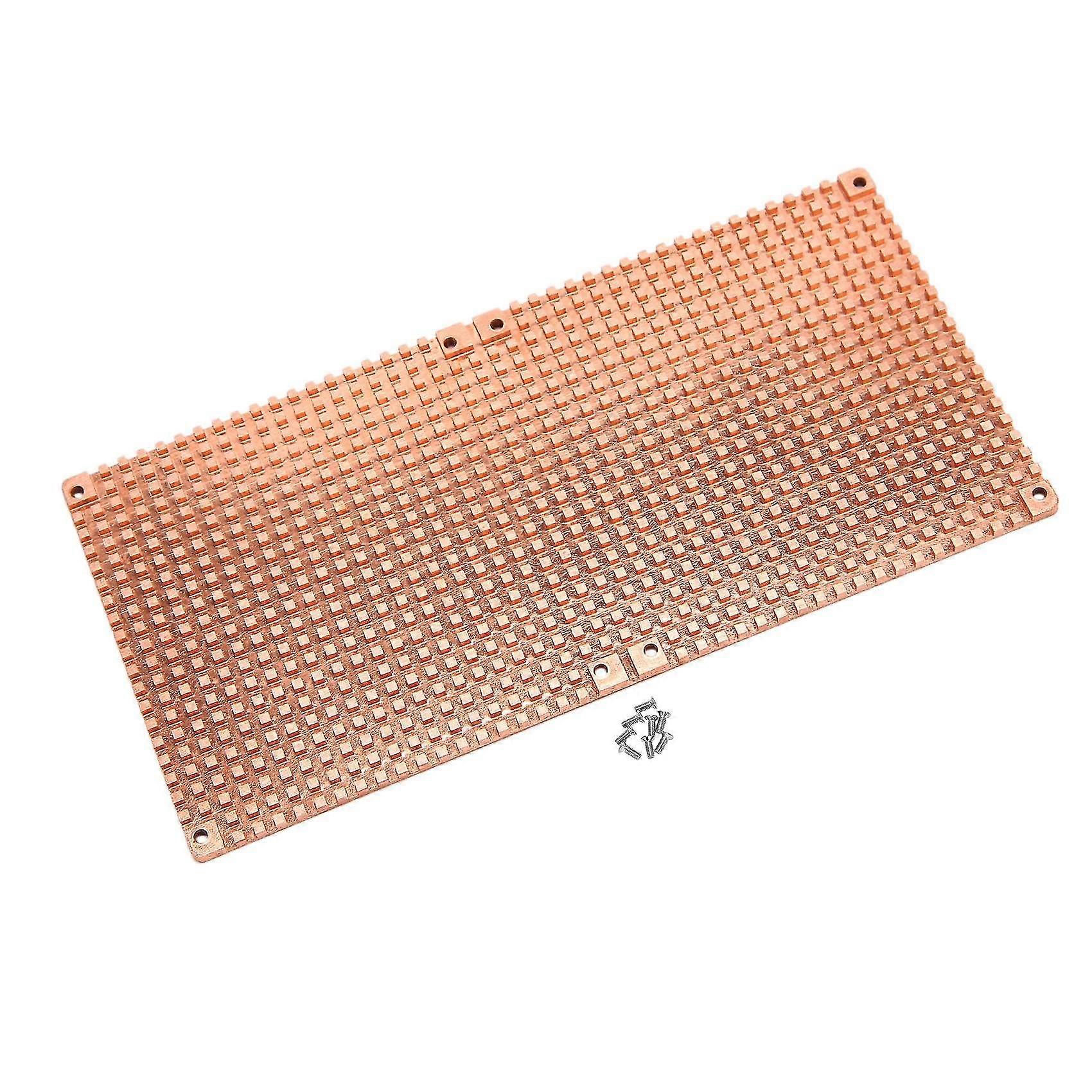 3mm Gpu Backplate Pure Copper Heatsink Graphics Card Radiator Memory Cooling For Rtx 3090 3060 3070