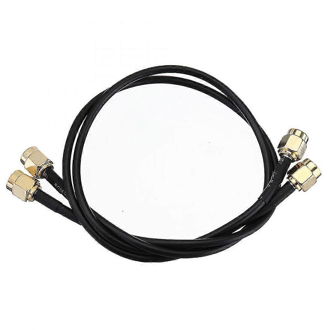 2pcs 30cm Sma Male To Male Rg174 Rf Cables For Nanovna Vector Network Analyzer Hf Vhf Uhf Antenna Analyzer