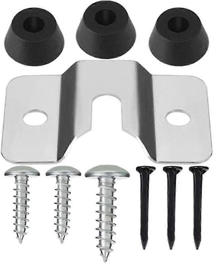 Dart Board Bracket Hardware Kit,Stainless Steel Dartboard Mounting Bracket with Screws|for Dart Board - q37/YY