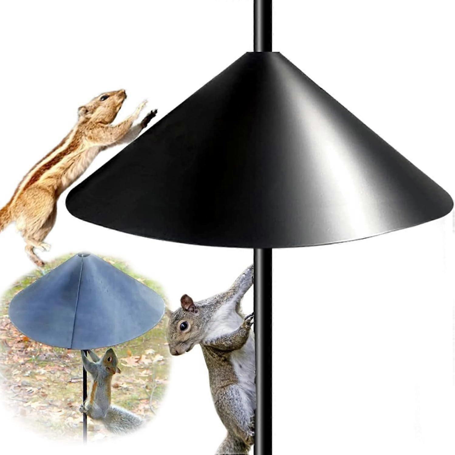New Squirrel Baffle for Bird Feeders, Protecting Outside Hanging Bird Feeders, Pole Bird Feeders and Bird Houses, Squirrel Proof Bird Feeder Baffle