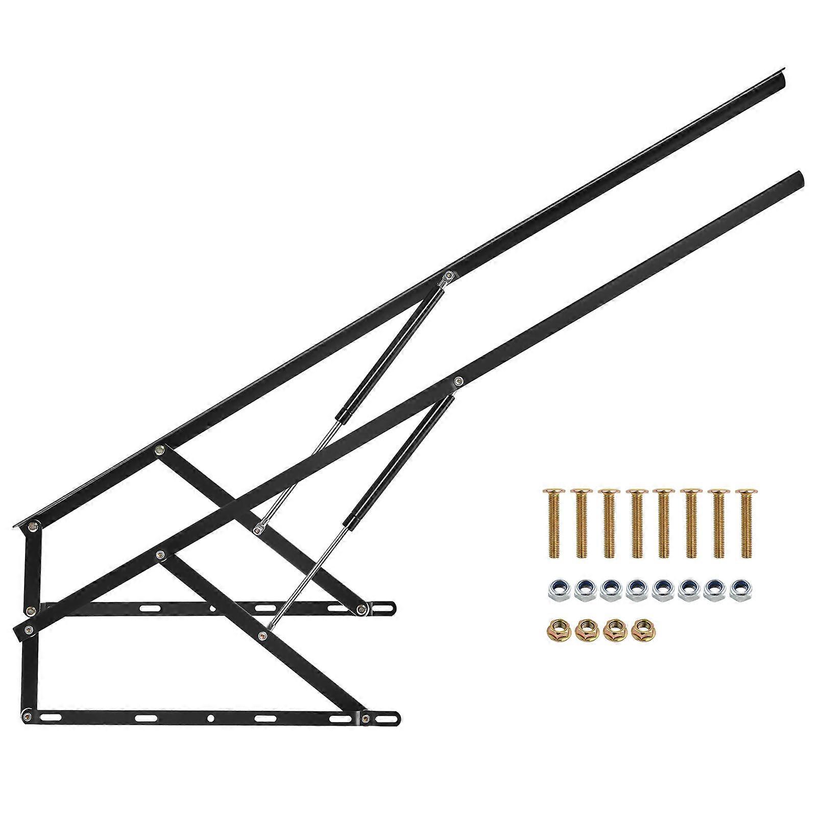 Ανελκυστήρας κρεβατιού, 59x79 in, 309 lbs Ρουλεμάν, DIY τοίχου κρεβάτι μηχανικό υλικό κιτ κάθετη deluxe, πνευματική υποστήριξη κρεβατιών βαρέων καθηκόντων μοχλών
