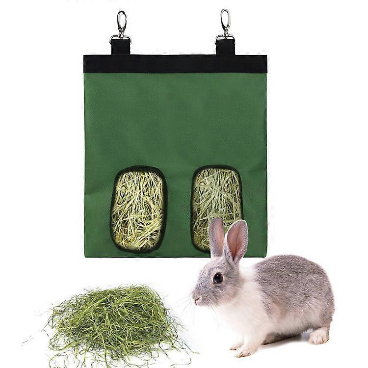 Rabbit Hay Feeder Bag, Guinea Pig Hay Feeder Storage, Rabbit Hay Bag, Guinea Pig HayFeeder,Small Animals Hay Feeder Storage600D OxfordCloth Fabric (