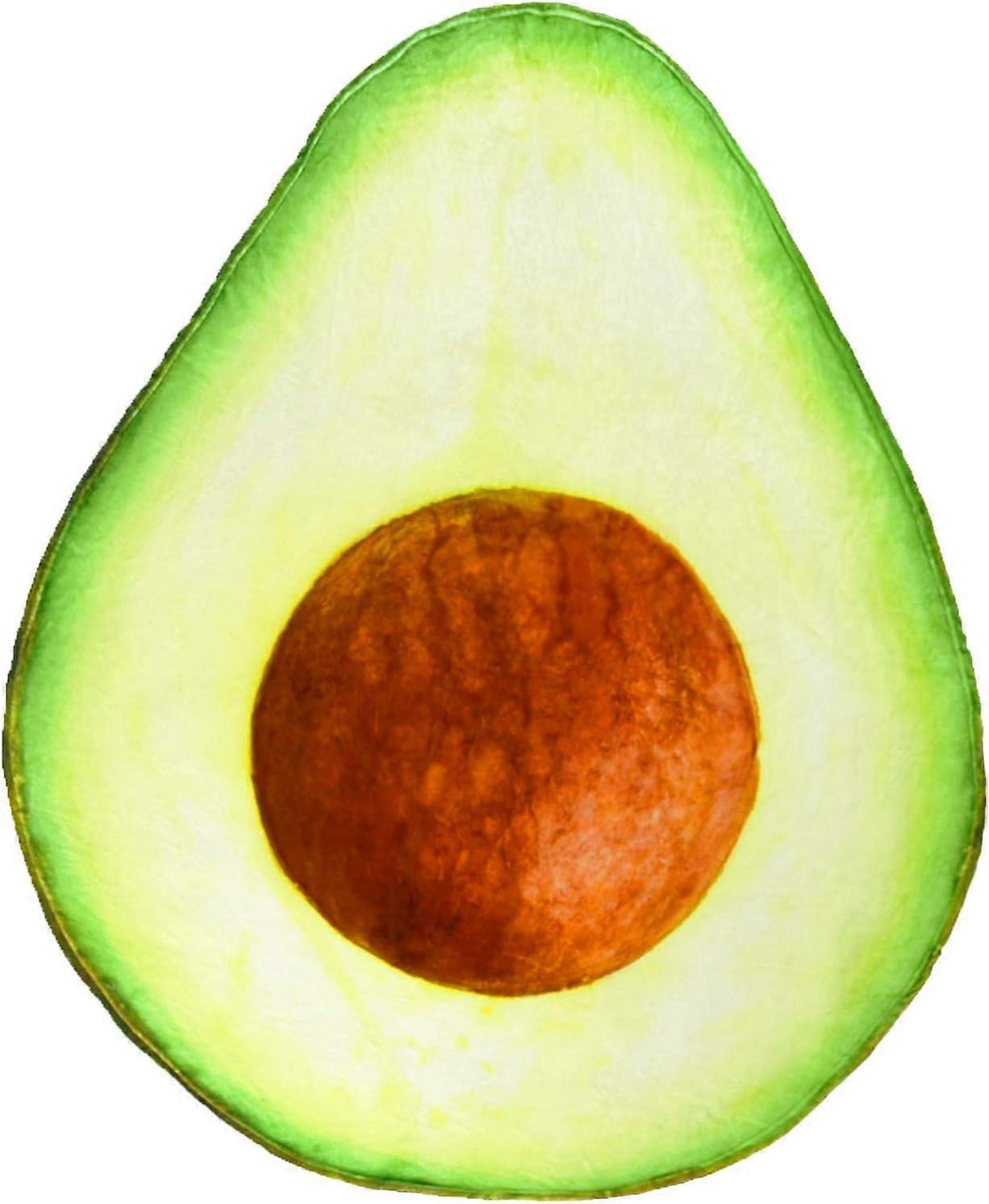 Print Plush Avocado Blanket Soft Flannel Beach Picnic Mat Soft For Home Travel 180*180cm