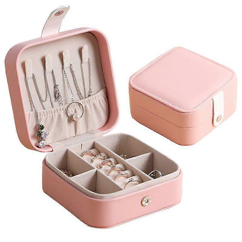Pu Single Layer Simple Jewelry Storage Box
