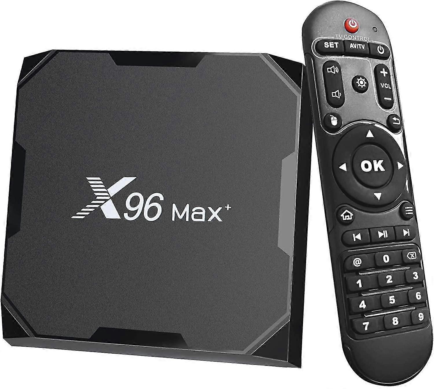 Android TV Box 9.0, Smart TV Box 4 + 64 Go Amlogic S905X3 Media Box, compatible 4K / 8K / 3D / BT4.1 / 2.4G + 5G Dual WiFi HDMI 3.0 Smart Media Player avec