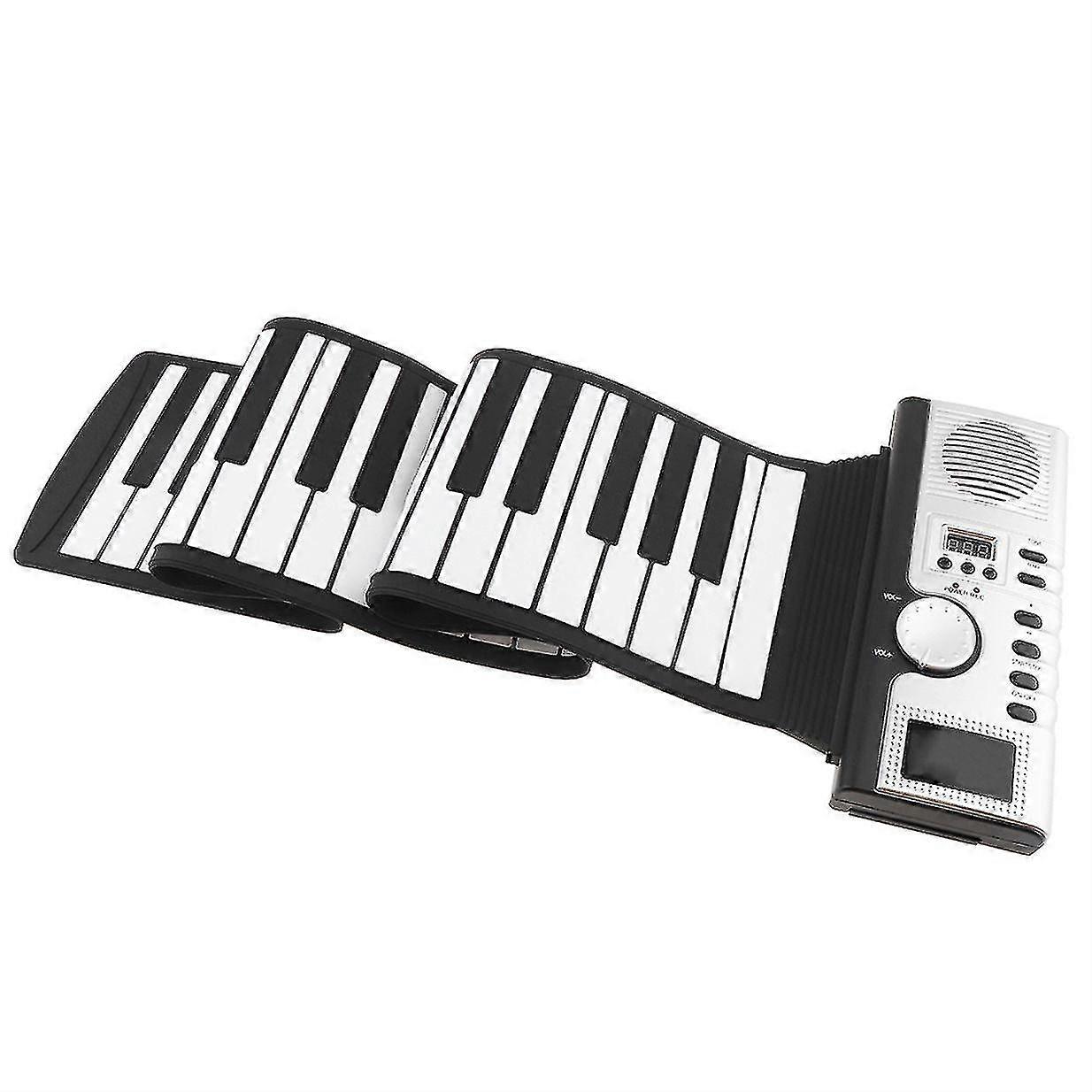 61 Keys Roll Up Piano Keyboard Portable Soft Silicone Electronic Piano